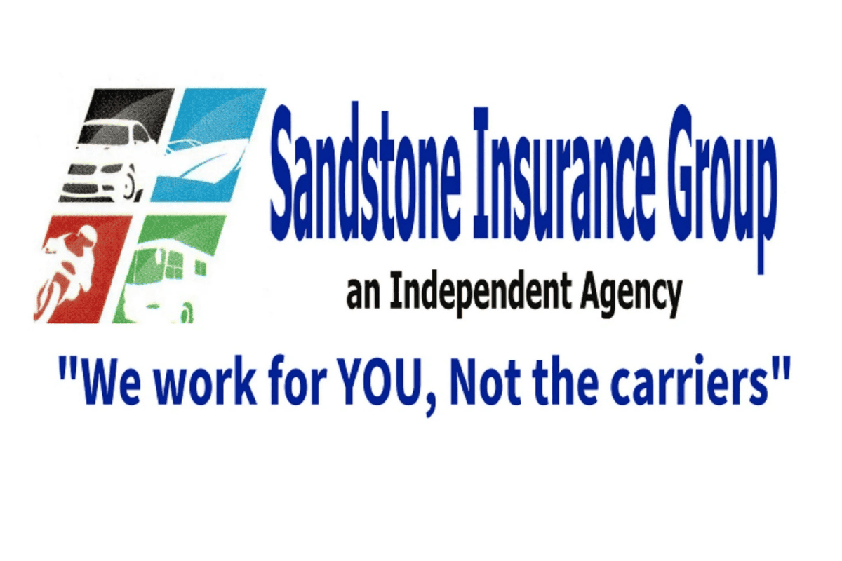 Sandstone Insurance Group logo with tagline
